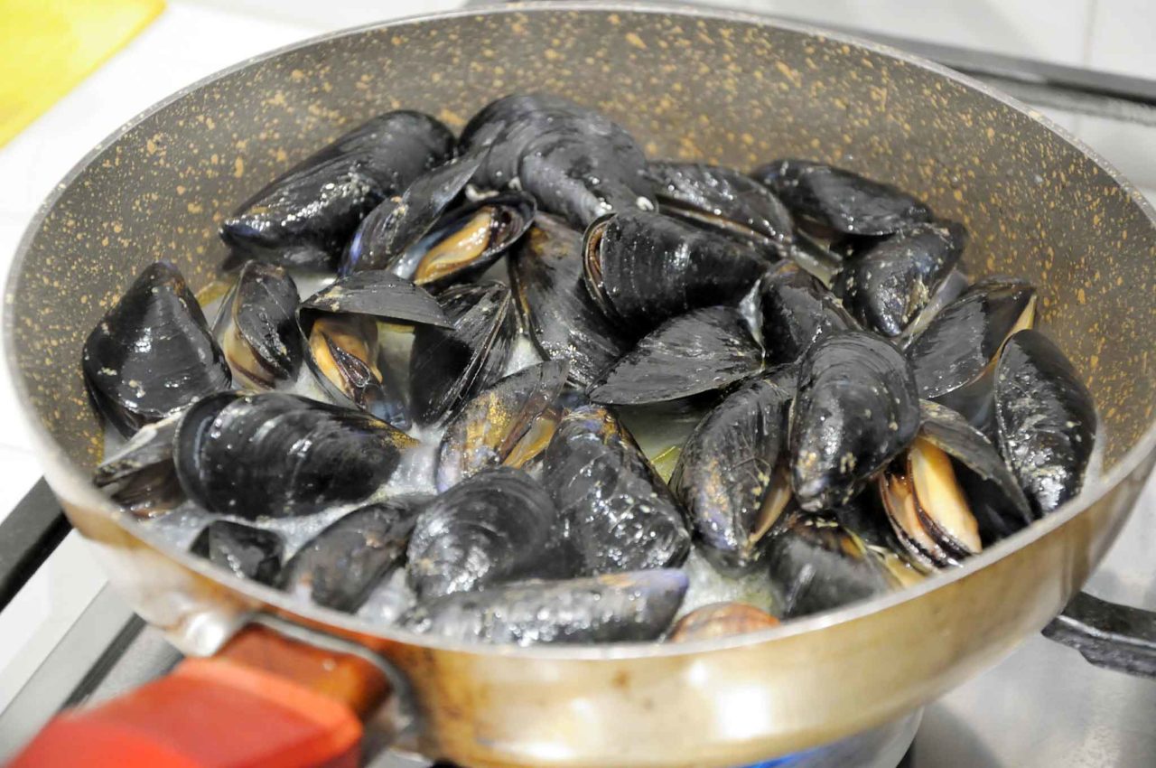 Cozze in padella