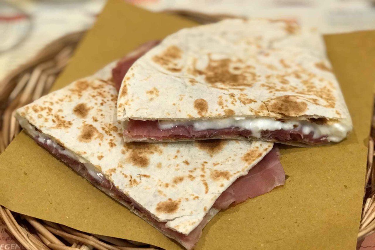 piadina come stuzzichini aperitivo