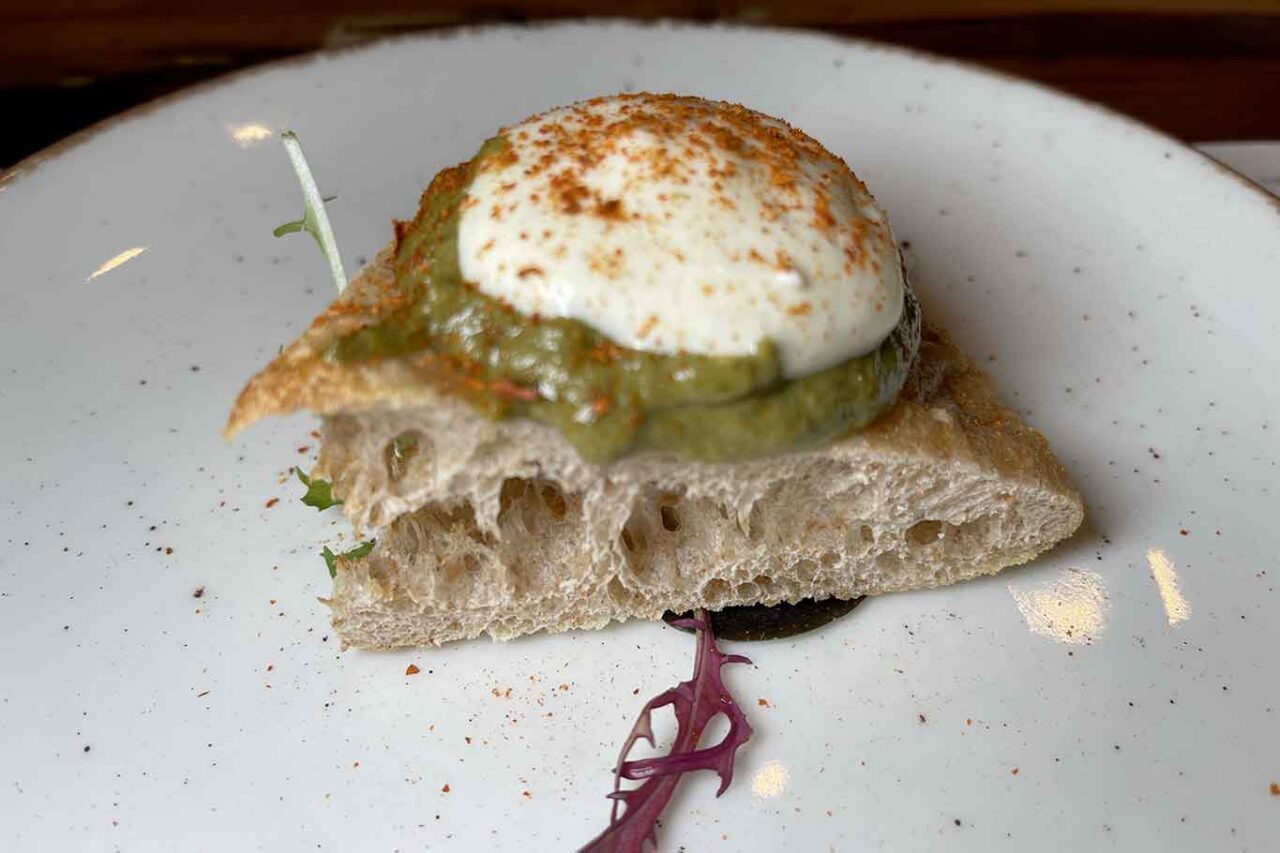 pizzeria Màdia a Salerno spicchio focaccia integrale