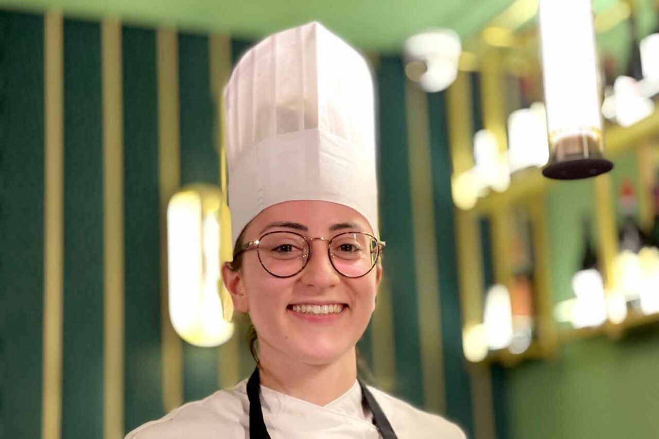 la chef Annapia Daniele al ristorante di terra Gioia a Salerno