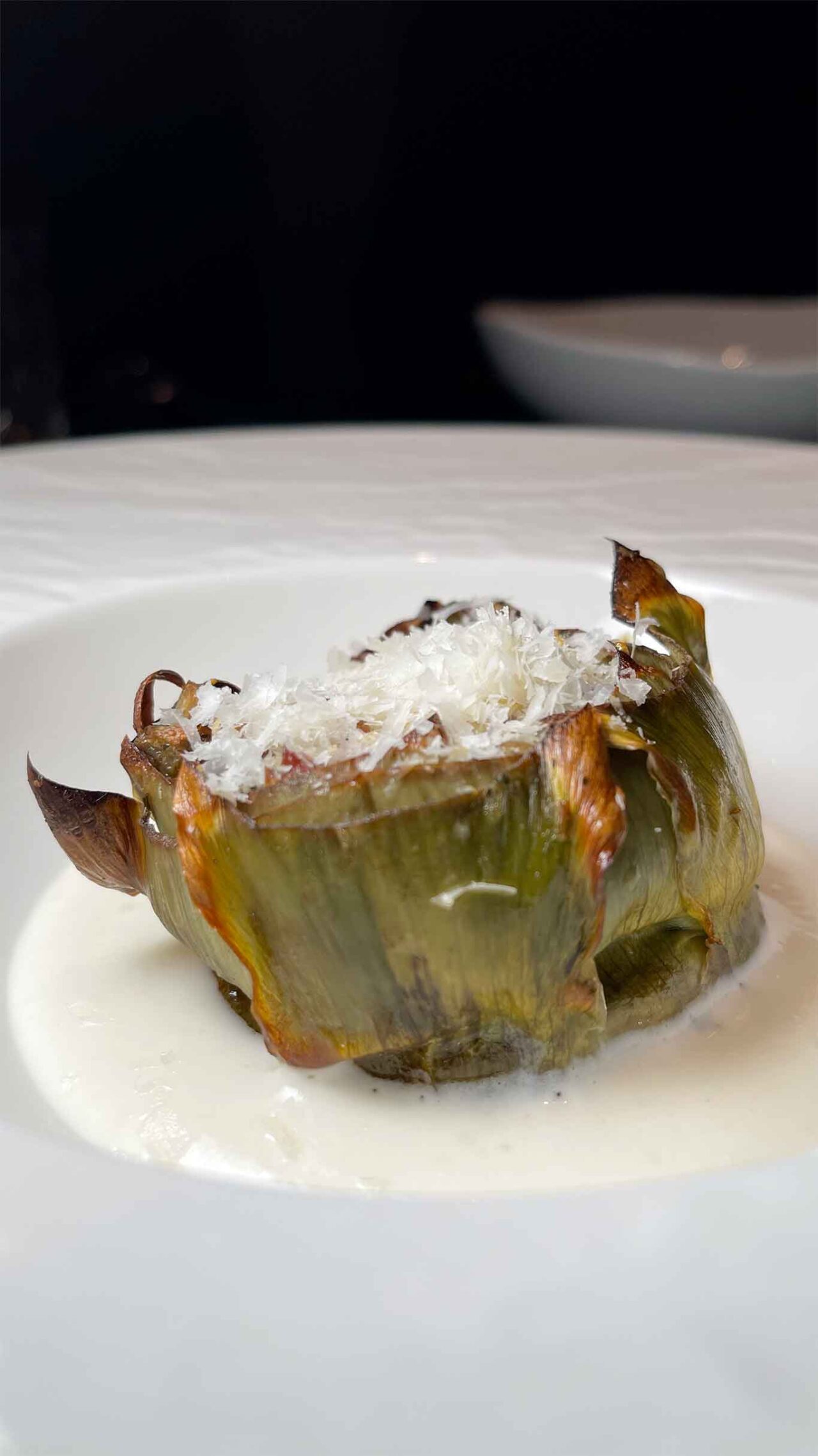 il carciofo al ristorante di terra Gioia a Salerno