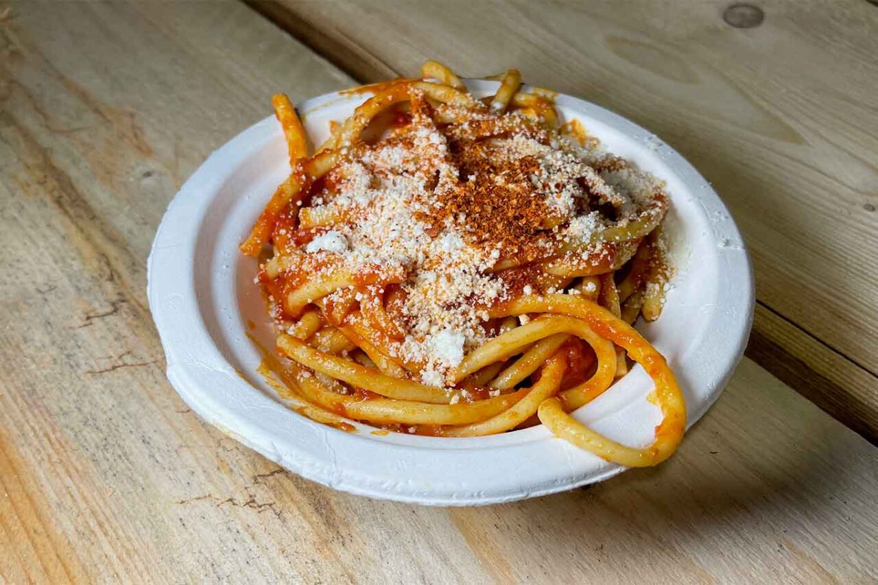 i fusilli di Felitto con il ragù di castrato tra i migliori piatti del Cilento