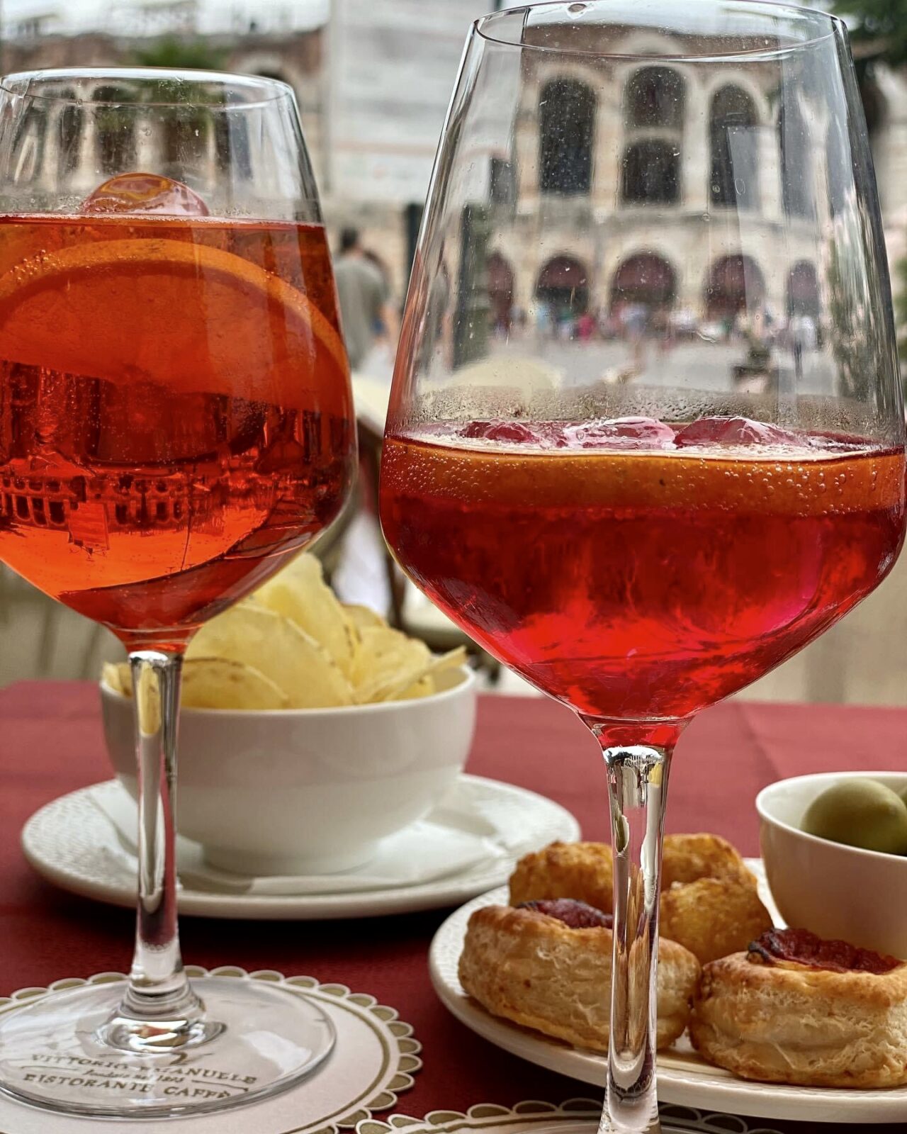 Spritz al bar Liston 12 in piazza Bra a Verona