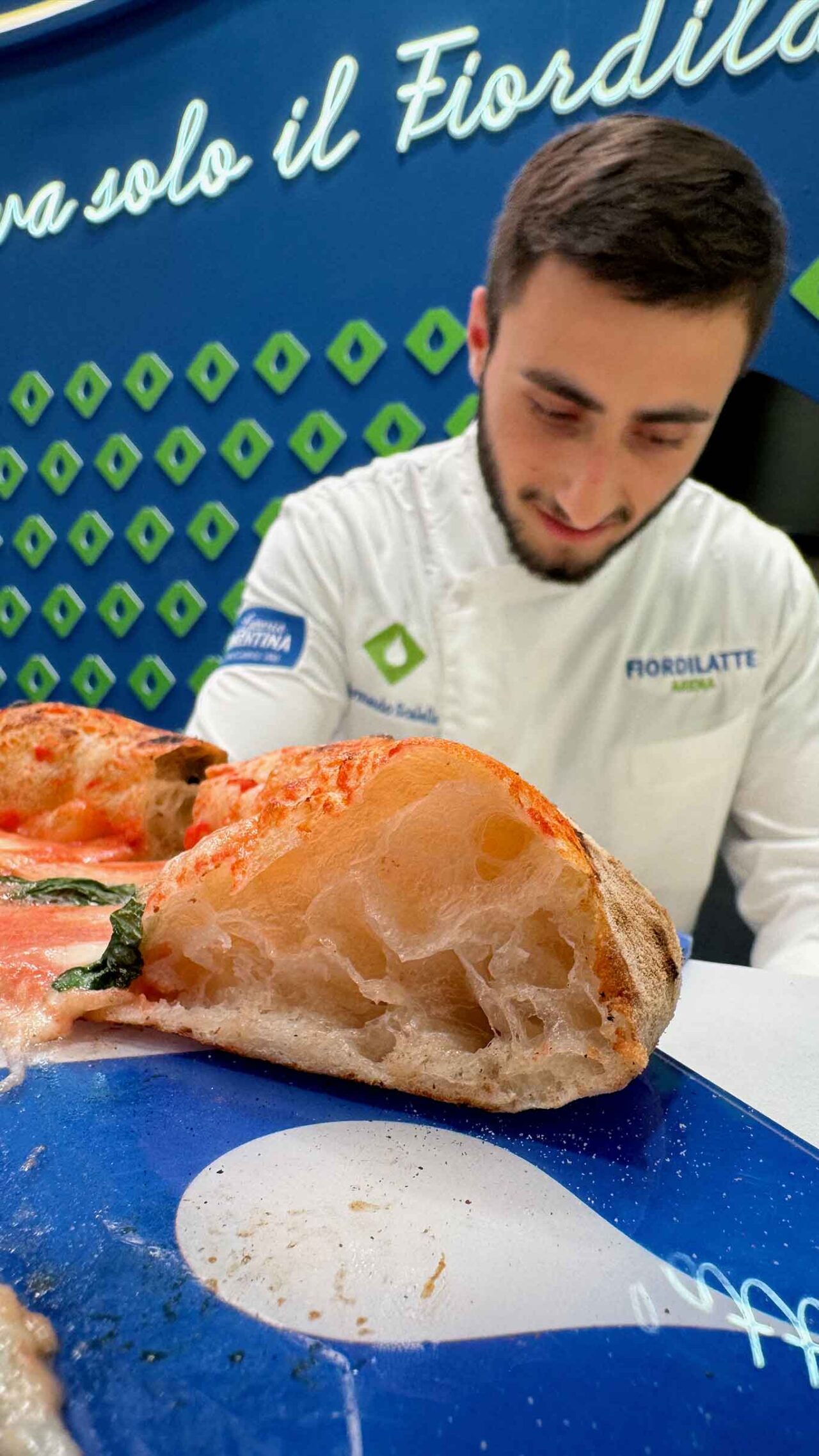 la pizza contemporanea con il Fiordipanna