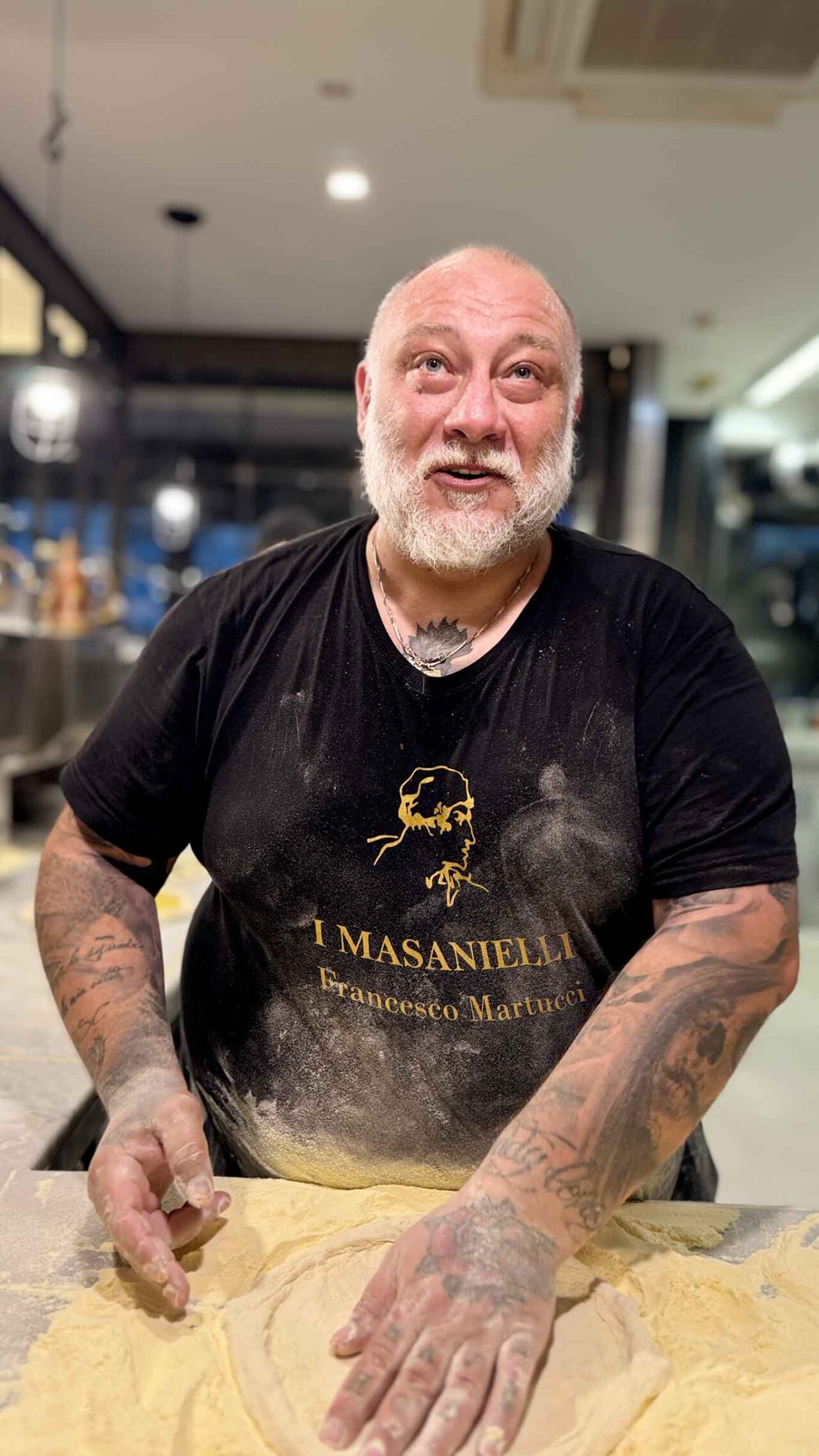 Francesco Martucci della pizzeria I Masanielli di Caserta al Campionato della Pizza