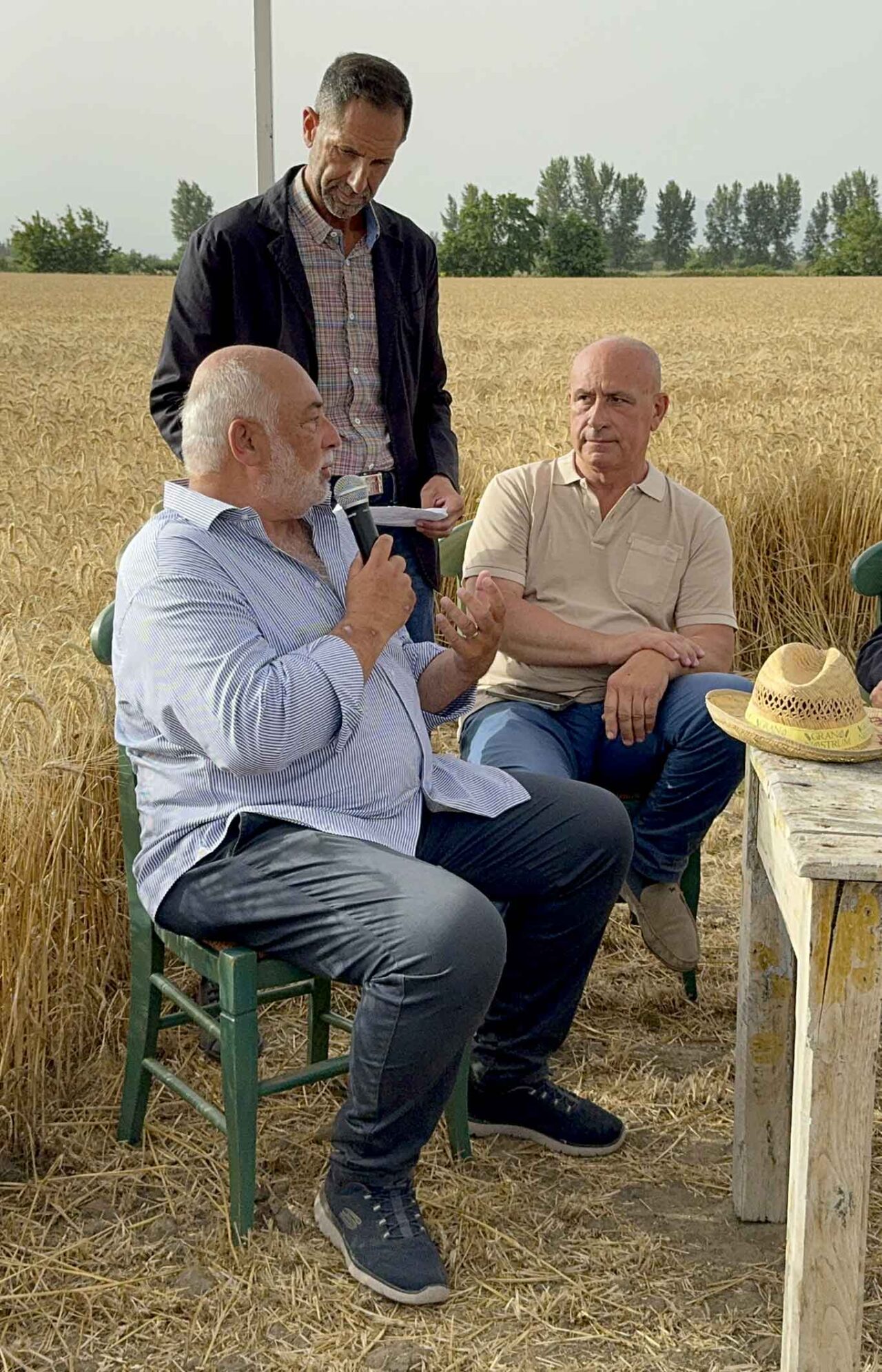 Il professore Mauro Mori e il grano resistente ai cambiamenti climatici