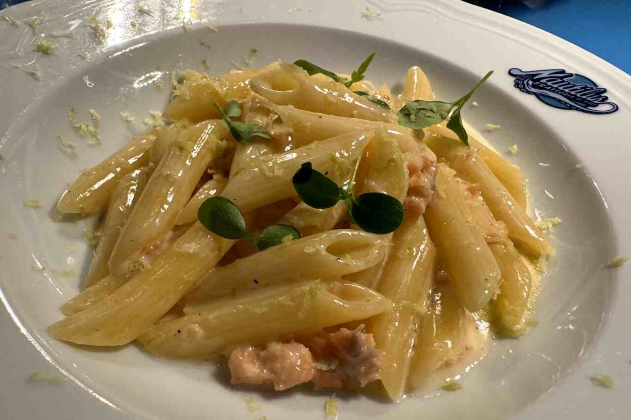 trattoria nautilus milano penne salmone vodka